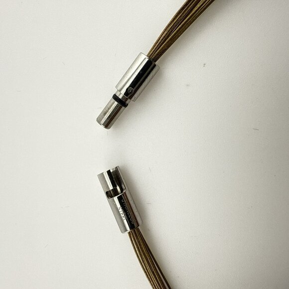 Honora Pearl Necklace Illusion Wire Gold Tone Peach Brown Oval Multi Strand Box - Picture 10 of 14